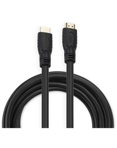 Кабель аудио-видео Buro BU-HDMI-v1.4-5M-FF, HDMI (m) - HDMI (m), ver 1.4, медный, 5м, GOLD, ф/фильтр, черный