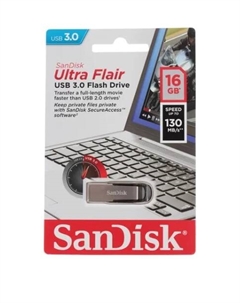 USB Flash накопитель 16GB Cruzer Ultra Flair ( SDCZ73-016G-G46 ) USB3.0 Серебристый Sandisk