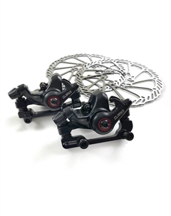 Набор тормозной CLARKS CMD-23, дисковый механический, IS&PM, ротор 160 мм+суппорт+ колодки, пара, черный, 3-470 Clarks