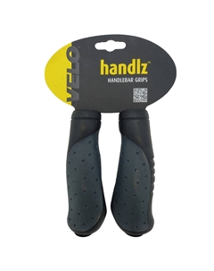 Ручки CE234 на руль, эргономичные, 130 мм, с фиксаторами, серо-черные, 3-192 Clarks