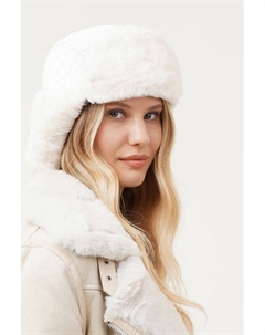 Шапка-ушанка из искусственного меха Fabretti