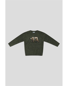 Джемпер вязаный с принтом Mayoral