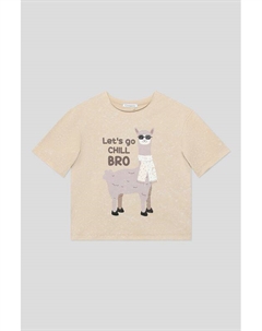 Футболка хлопковая с принтом Choupette