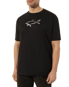 Футболка хлопковая с принтом Paul & shark