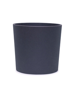 Кашпо Кедр Флок 0,58л бетон бордовый Нет марки