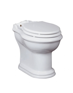 Приставной унитаз Impero 20794 крышка с микролифтом, белый Migliore