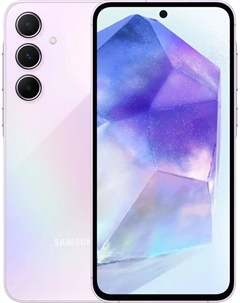 Смартфон Samsung Galaxy A55 5G, 6.6" 2340x1080 Super AMOLED, Samsung Exynos 1480, 8Gb RAM, 256Gb, 3G/4G/5G, NFC, Wi-Fi, BT, 3xCam, 2-Sim, 5000 мА⋅ч, USB Type-C, Android 14, фиолетовый (SM-A556ELVCCAU)