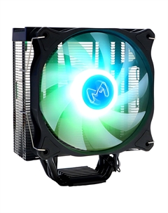 Кулер для процессора MC-125 для Socket 775/115x/1200/1700/1851/AM2/AM2+/AM3/AM3+/FM1/AM4/AM5/FM2/FM2+, 120 мм, 1800rpm, 26 дБА, 125 Вт, 4-pin PWM+3-pin 5V ARGB, Al+Cu, ARGB (MC125TW-PWM-ARGB) Mastero