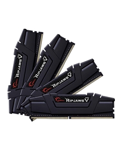 Оперативная память G.SKILL Ripjaws V, 128 Гб (4 х 32 Гб), DDR4, 3200 МГц, F4-3200C14Q-128GVK, черный G.skill
