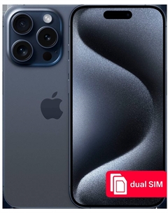 Смартфон Apple iPhone 15 Pro 256Gb SIM + SIM Синий титан