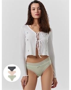 Трусы женские слипы в наборе, 3 шт Mark formelle