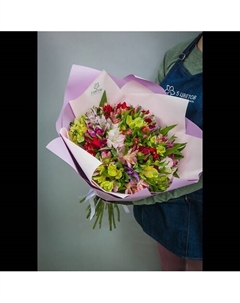 Букет 25 альстромерий микс Пять цветов