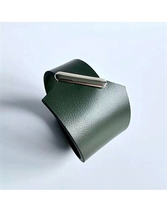 Кожаный красный браслет Xenia dukova