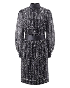 Платье с отделкой пайетками Dolce&gabbana