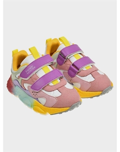 Разноцветные кроссовки на липучке Flower mountain for natur