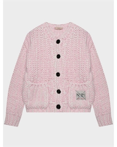 Вязаная кофта, розовая No21
