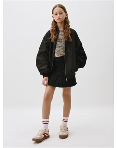 Джинсовая юбка в складку для девочек Sela