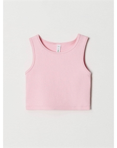 Укороченный топ в рубчик для девочек Sela