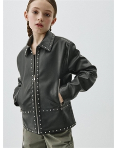 Короткая куртка-косуха для девочек Sela