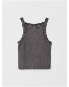 Укороченный топ с люверсами для девочек Sela