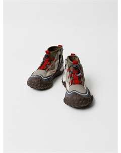 Демисезонные ботинки из комбинированной кожи детские Sela