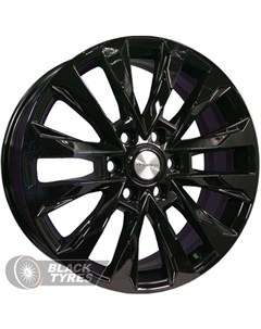Литой диск KHW2010 8x20/6x139.7 D100.1 ET36, Черные Khomen wheels