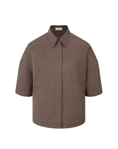 Хлопковая рубашка Brunello cucinelli