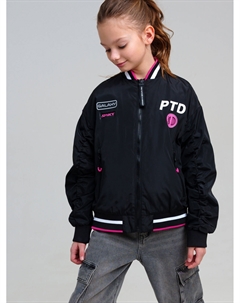 Куртка текстильная с полиуретановым покрытием для девочек (ветровка) Playtoday tween