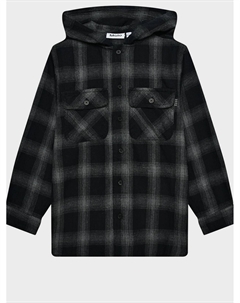 Рубашка в клетку с капюшоном Molo