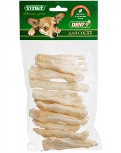 Лакомство для собак Лапки кроличьи большие XL 0,1 кг Titbit