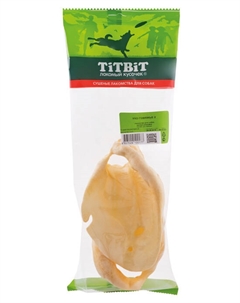 Лакомство для собак Ухо говяжье мягкая упаковка 2 шт 0,06 кг Titbit