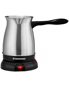 Электрическая турка Starwind STS6054, 600Вт, серебристый/черный