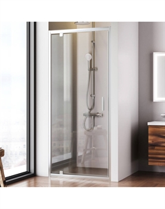 Душевая дверь в нишу Gem W90G-90-1P-MT 80 см Am.pm.