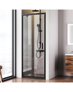 Душевая дверь в нишу Gem W90G-80-1P-BT 80 см Am.pm.