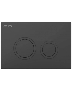 Кнопка смыва ErgoFit L I110138 черная матовая Am.pm.