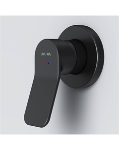 Смеситель для душа X-Joy монтируемый в стену, черный, гарантия 10 лет, Германия Am.pm.