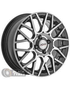 Литой диск X-132 6x15/5x100 D57.1 ET38, Черные X-trike