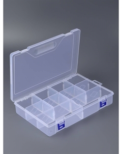 Органайзер для хранения мелочей, 10 съемных ячеек, с подвесом, 31×20.5×6 см, прозрачный Арт узор