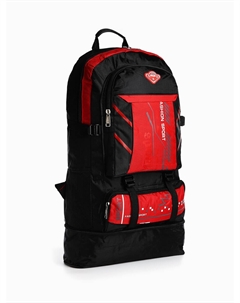 Рюкзак туристический, 40 литров, с увеличением, с карманами, fashion sport, красный Nobrand