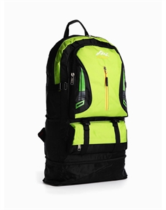 Рюкзак туристический, 40 литров, с увеличением, с карманами, mountains, зеленый Nobrand