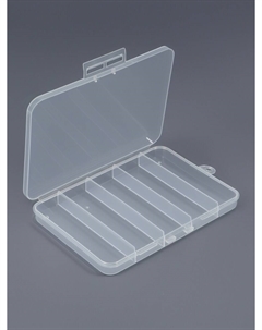 Органайзер для хранения мелочей, с подвесом, 5 ячеек, 15×10.5×1.8 см, прозрачный Арт узор