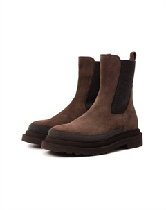 Замшевые челси Brunello cucinelli