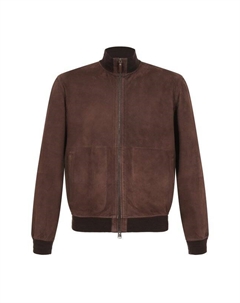 Замшевый бомбер Canali
