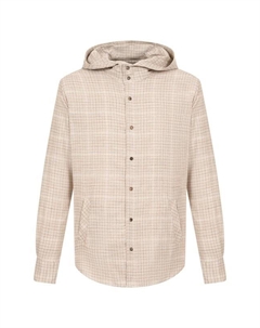 Рубашка из шерсти и шелка Kiton