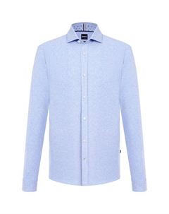 Хлопковая рубашка Boss