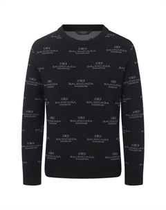 Пуловер из шерсти и хлопка Balenciaga