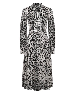 Атласное платье Dolce&gabbana