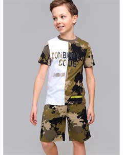 Комплект трикотажный для мальчиков: фуфайка (футболка), шорты Playtoday tween