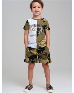 Комплект трикотажный для мальчиков: фуфайка (футболка), шорты Playtoday kids