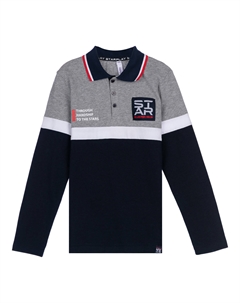 Сорочка трикотажная с воротником поло для мальчиков Playtoday tween